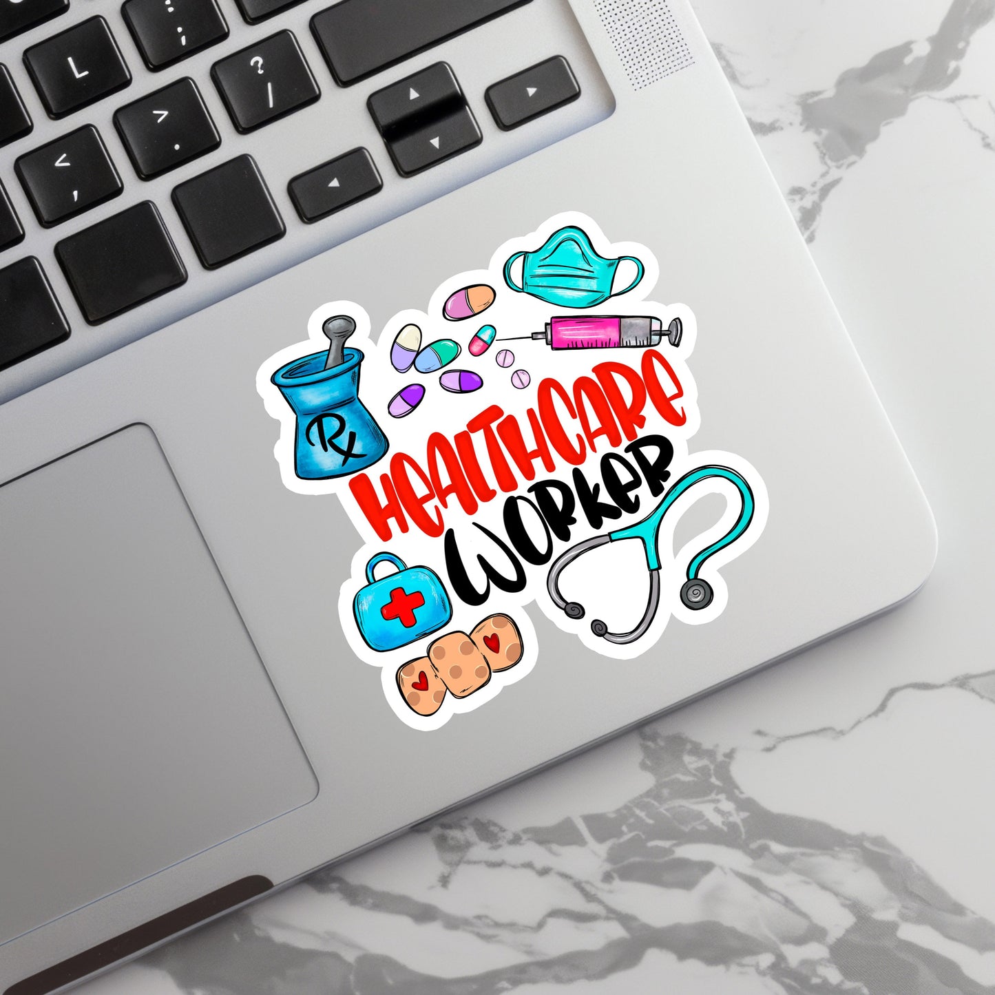 Healthcare Worker Sticker - Healthcare Sticker - Medical Sticker - Decorative Sticker