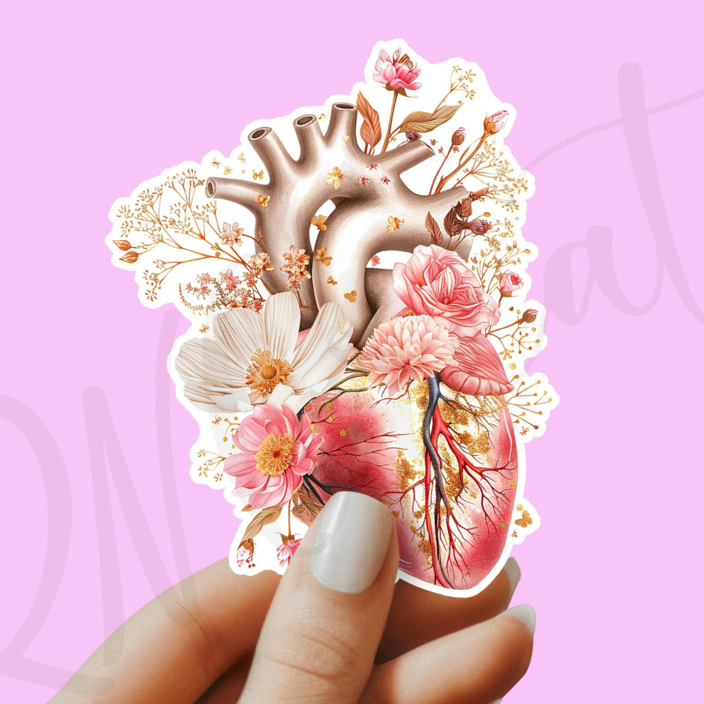 Heart Sticker - Anatomy Sticker - Medical Sticker - Medical Gift - Decorative Sticker - Sticker