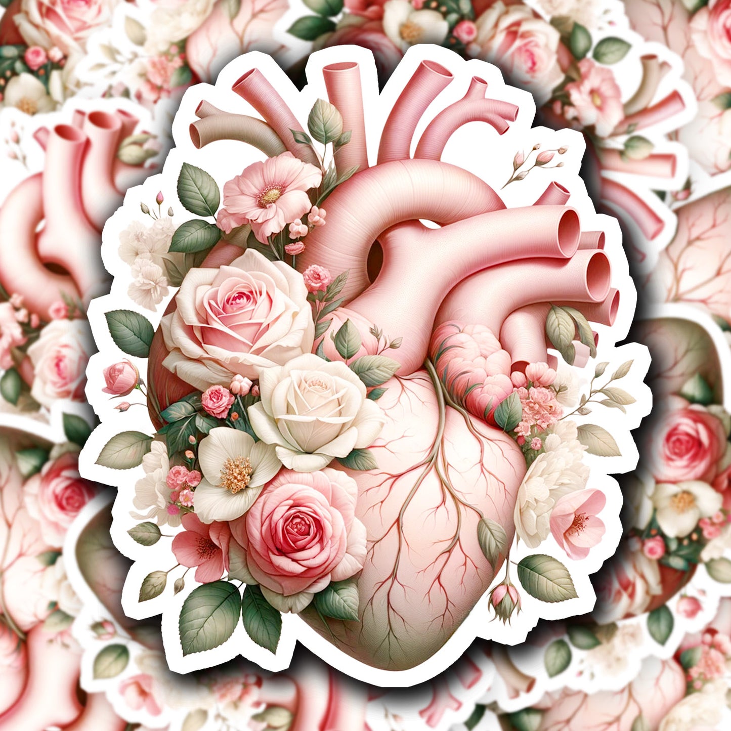 Heart Sticker - Anatomy Sticker - Medical Sticker - Medical Gift - Decorative Sticker - Sticker