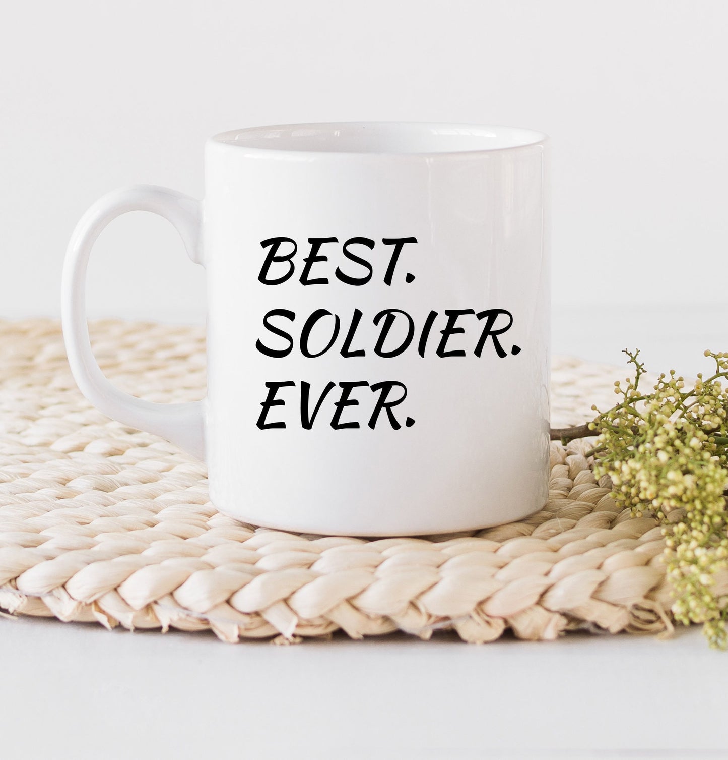 Best Soldier Ever Mug - Soldier Mug - Military Mug - Mugs - Mugs with Saying