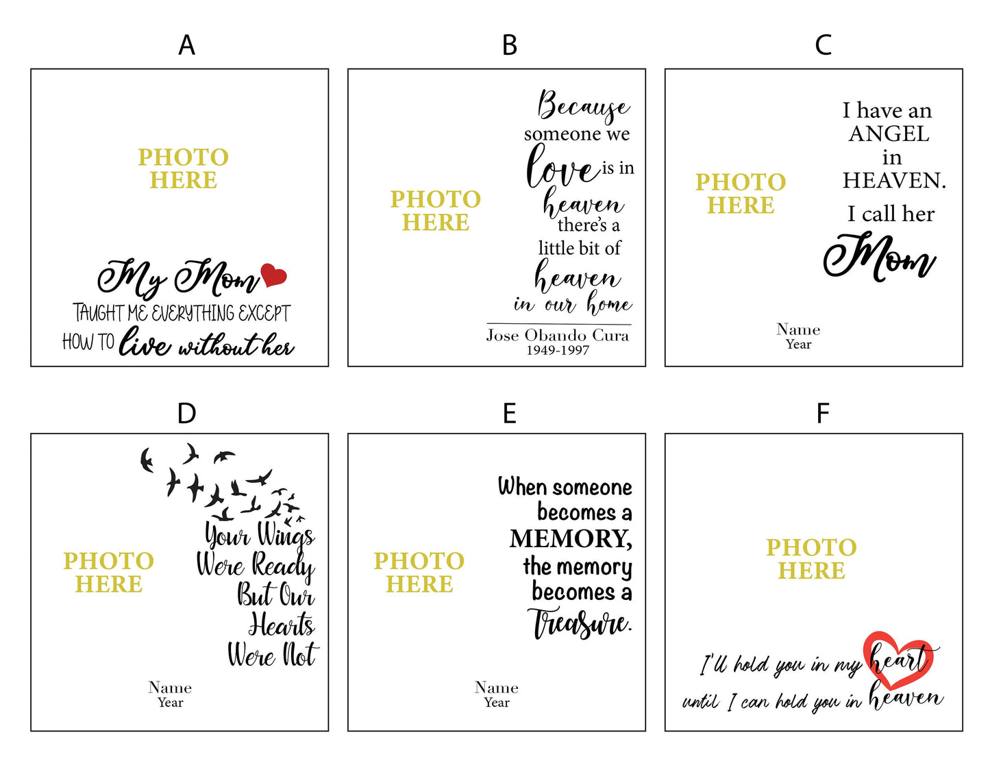 Memorial Tile - Remembrance Tile - When someone becomes a memory - Personalized Photo Memorial Tile - Sympathy Gift - Bereavement Gift