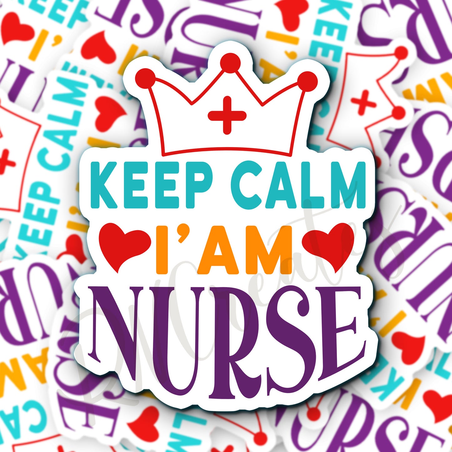 Keep Calm I'm a Nurse Sticker - Nurse Sticker - RN Sticker - Nurse Gift - Decorative Sticker - Sticker