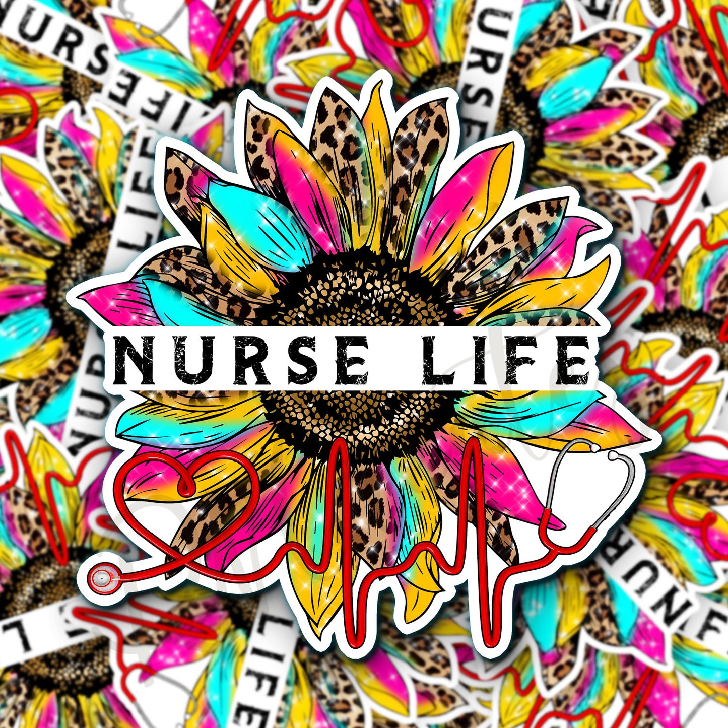Nurse Life Sticker - Nurse Sticker - RN Sticker - Nurse Gift - Decorative Sticker - Sticker