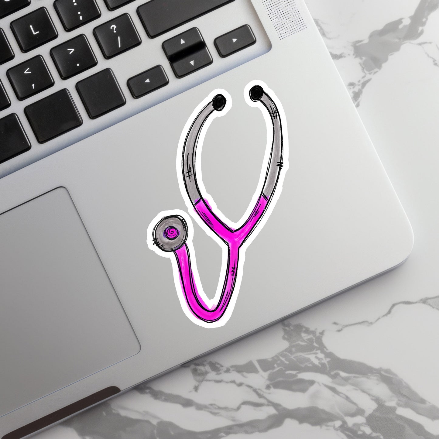 Stethoscope Sticker - Nurse Sticker - Medical Sticker - Nurse Gift - Decorative Sticker - Sticker