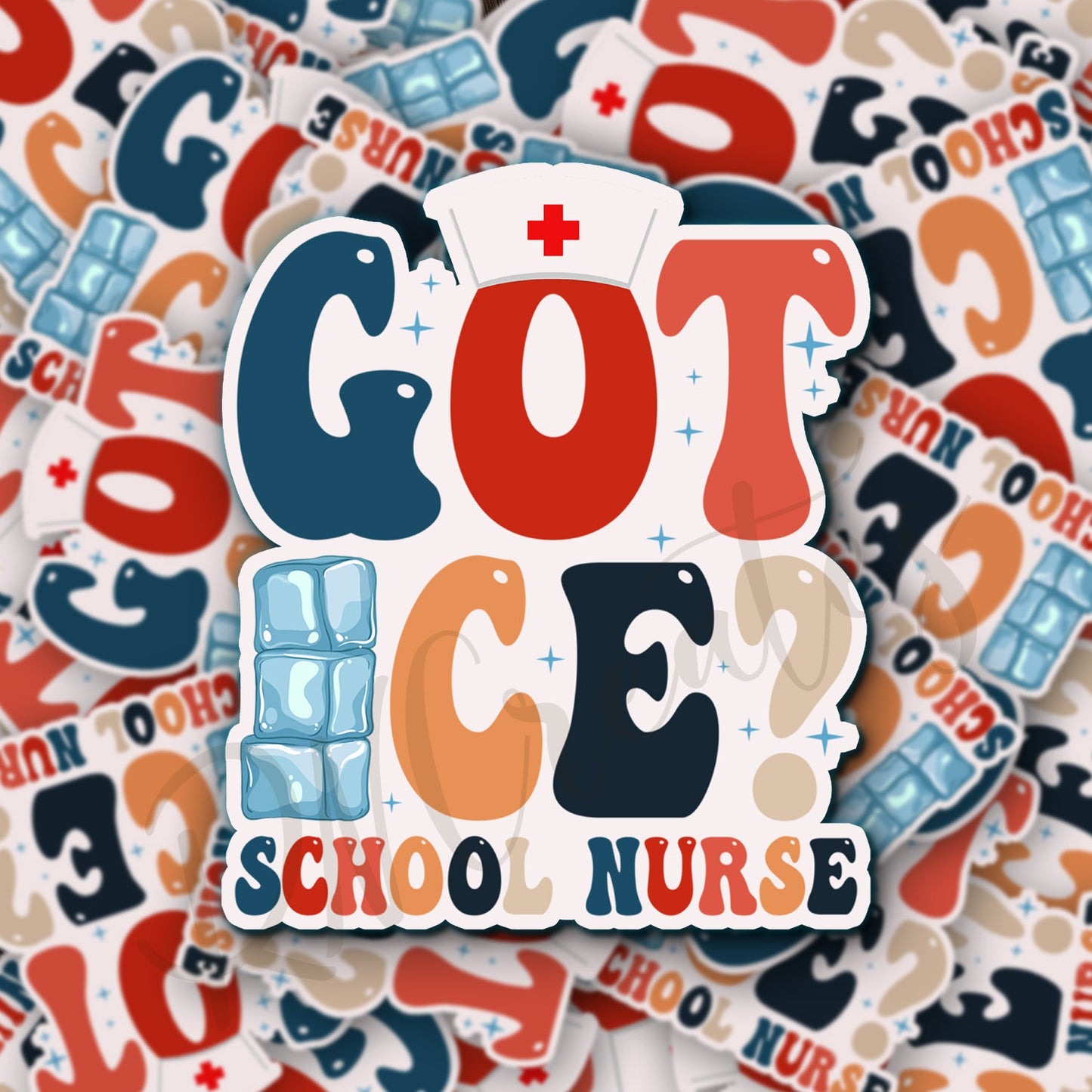 Got Ice? Sticker - School Nurse Sticker - School RN Sticker - Nurse Gift - Decorative Sticker - Sticker