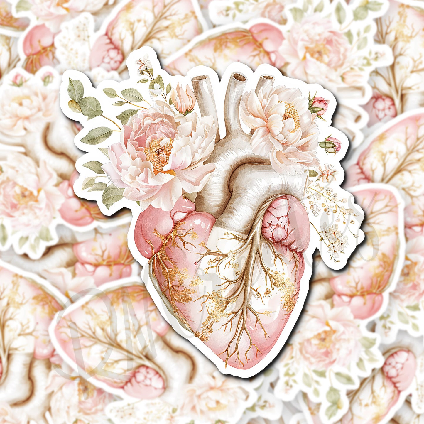 Heart Sticker - Anatomy Sticker -  Medical Sticker - Medical Gift - Decorative Sticker - Sticker