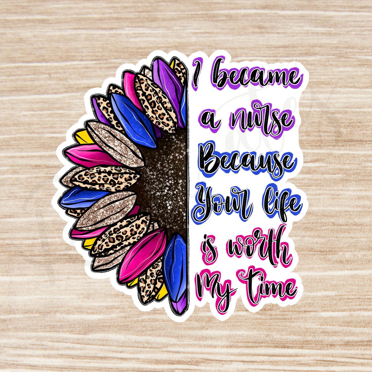 I Became an RN Sticker - Nurse Sticker - RN Sticker - Nurse Gift - Decorative Sticker - Sticker