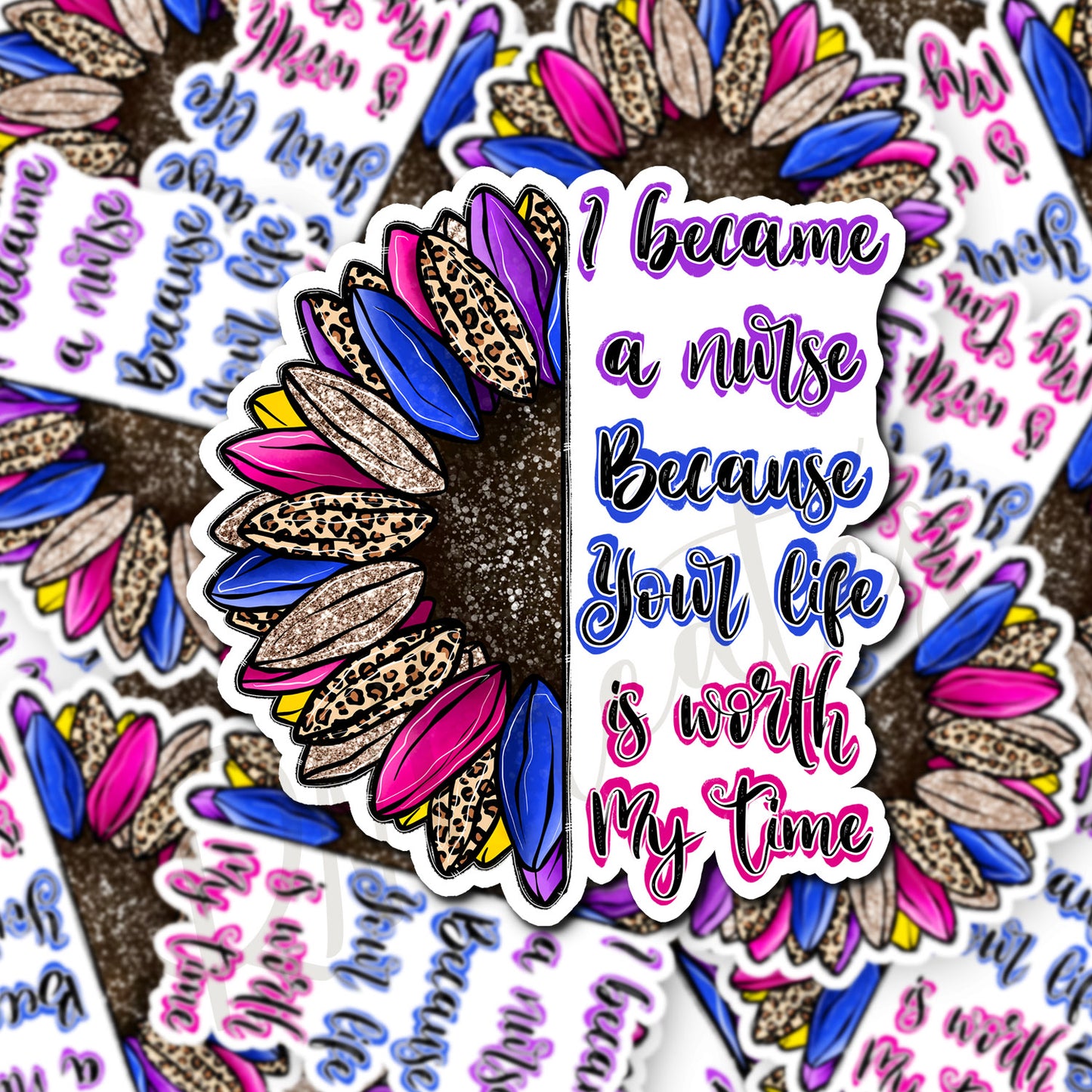 I Became an RN Sticker - Nurse Sticker - RN Sticker - Nurse Gift - Decorative Sticker - Sticker