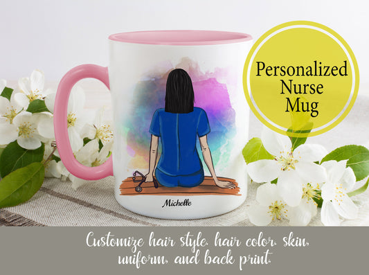 Personalized Nurse Mug -  Customized RN Mug - Nurse Mug - RN Gift - Nurse Gift - RN Mug - Customized Mug - Nurse Appreciation Gift