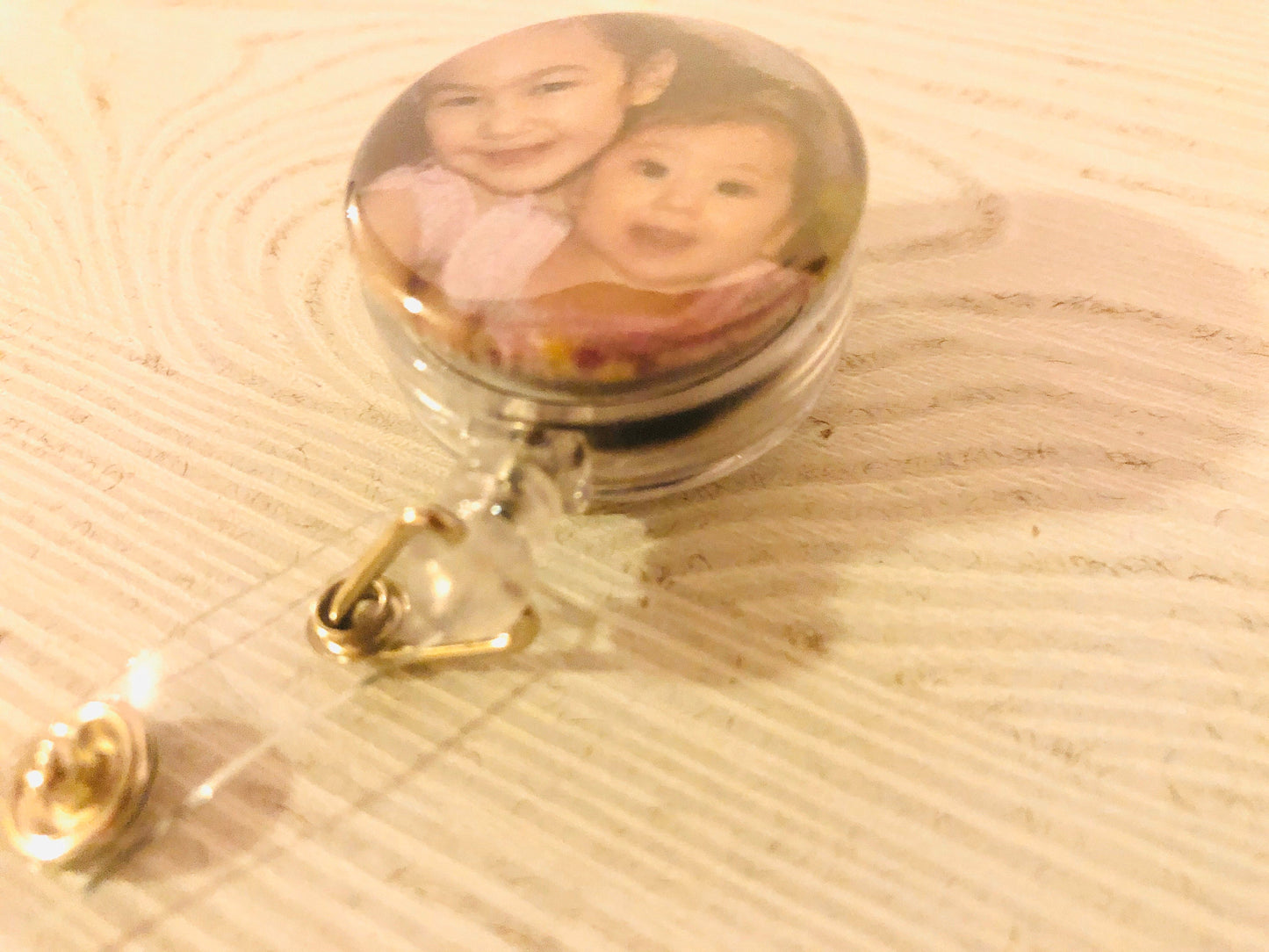 Personalized Photo Badge Reel, Retractable Badge Holder, ID Badge Reel, Badge Reel, Badge Reel, ID holder