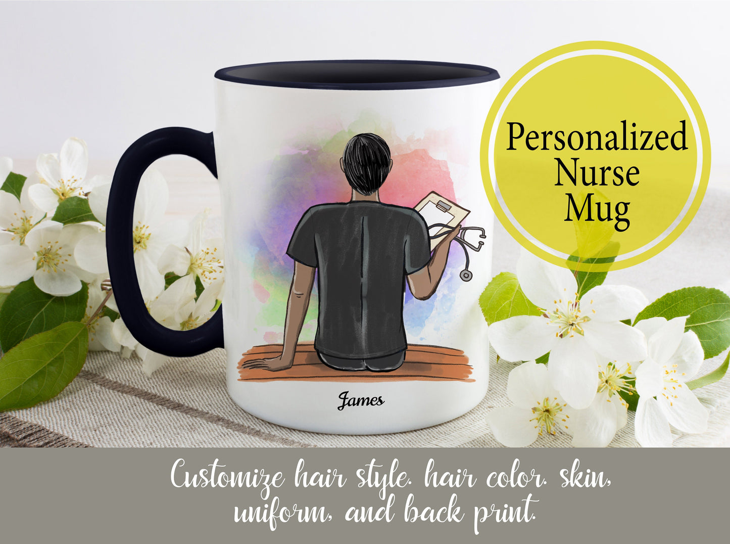 Personalized Nurse Mug -  Customized RN Mug - Nurse Mug - RN Gift - Nurse Gift - RN Mug - Customized Mug - Nurse Appreciation Gift