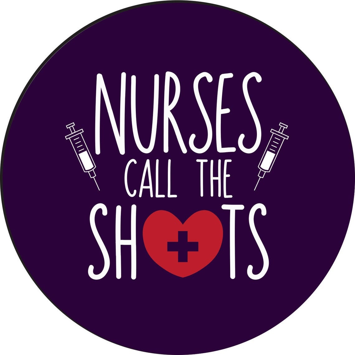 Nurse Badge Reel, Nurses call the shot, RN Retractable badge holder, ID Badge Reel, Nurse gift, Badge Reel, Rn Badge Reel, nurse id holder