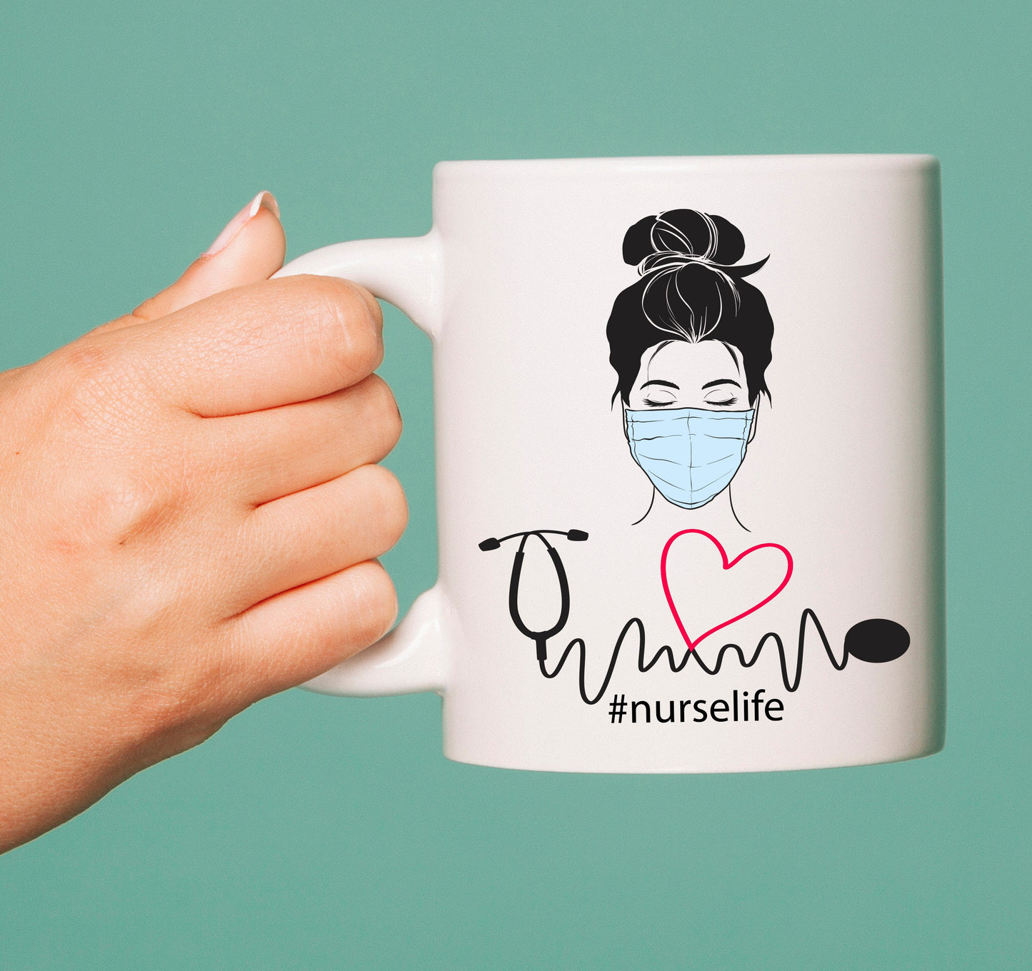 Nurse Mug - Nurse Life Mug - Never Underestimate a nurse who survived the 2020 pandemic - Coffee Mug - RN Mug - Nurse Gift