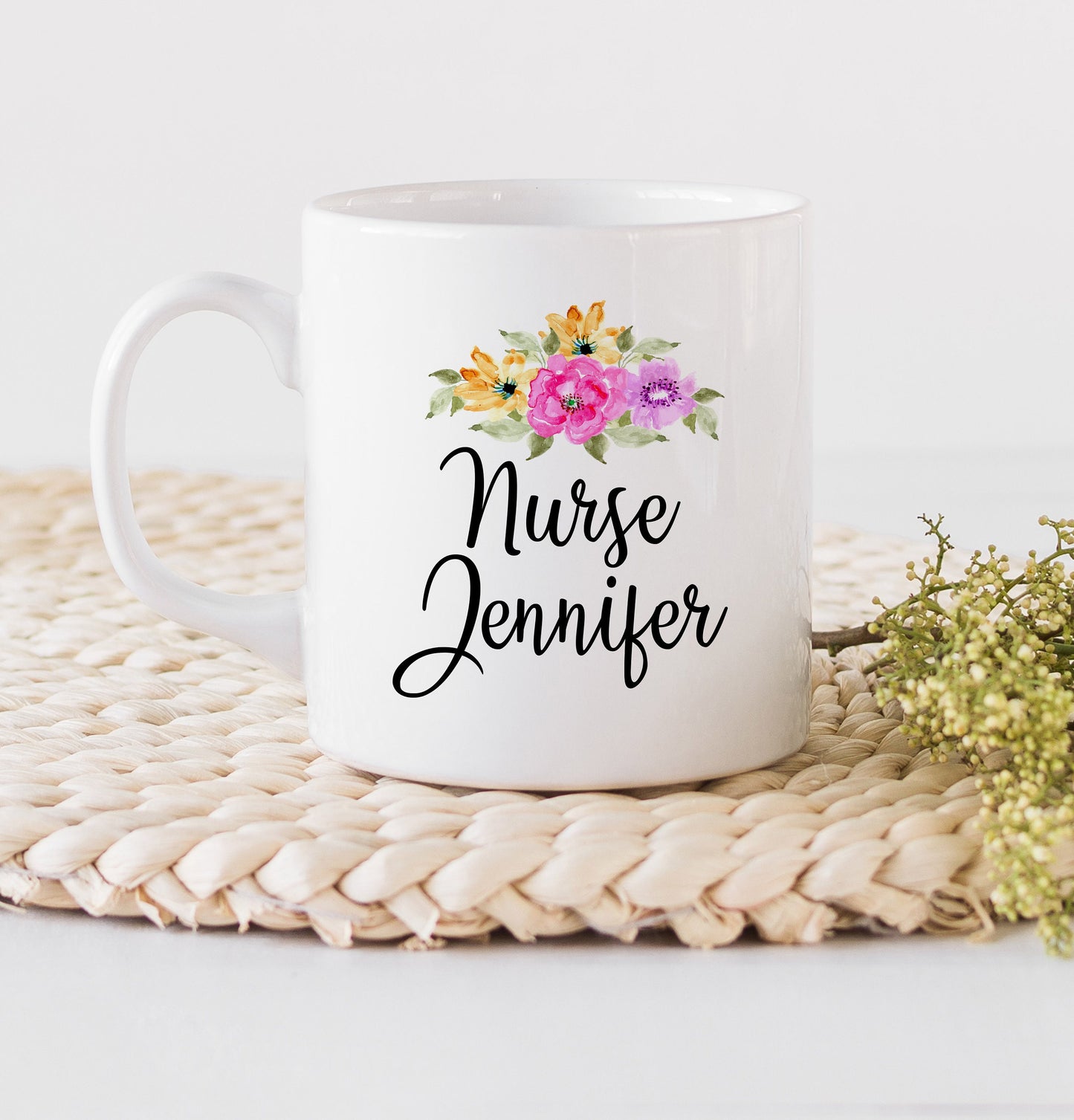 Personalized Nurse Mug - Personalized Saving Lives One Shift at a Time Mug - Nurse Mug - Coffee Mugs - Nurse Gift