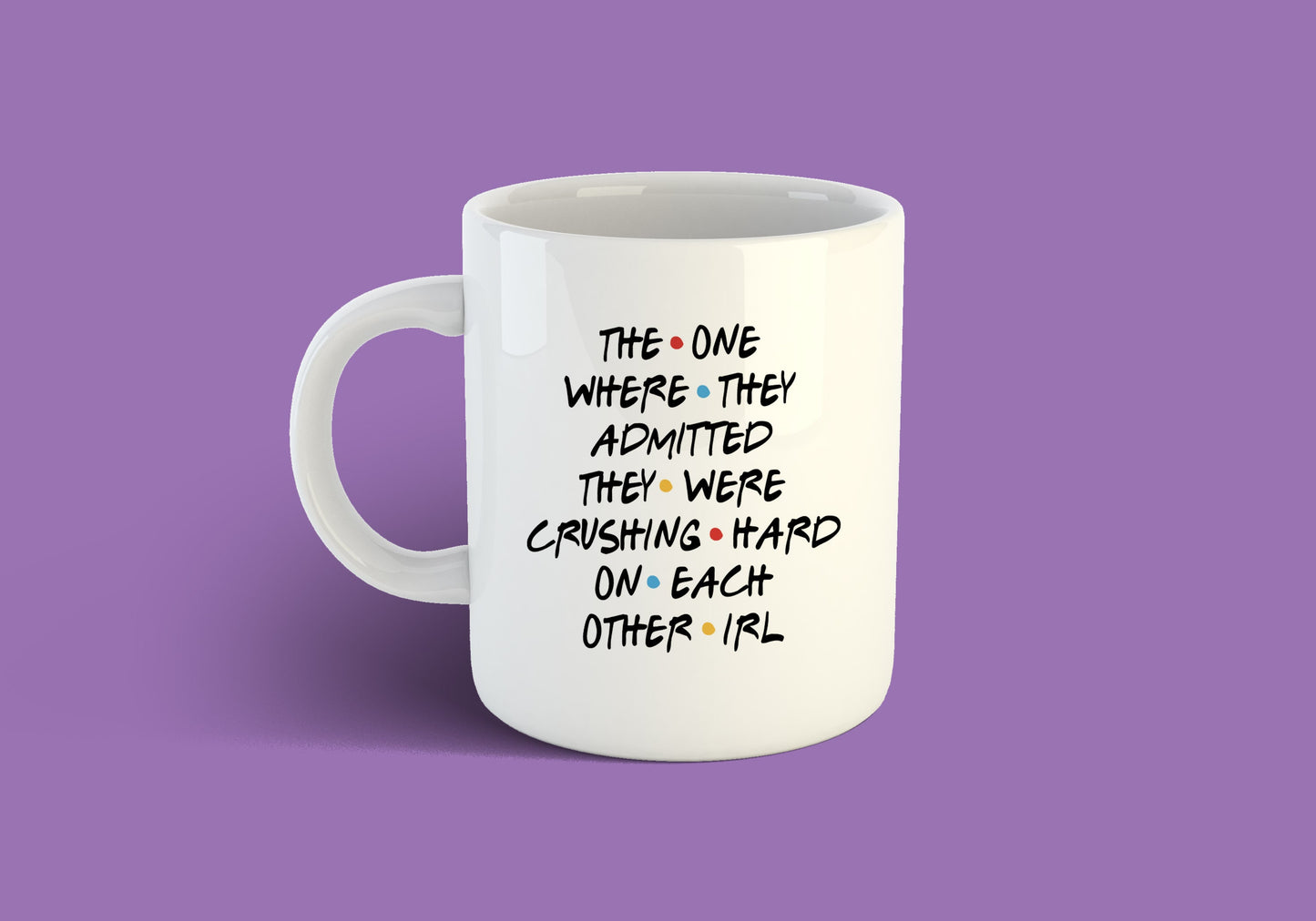 Rachel and Ross Mug - Friends Mug - Friends Gift - Rachel and Ross First Kiss Mug - Gift for Friends