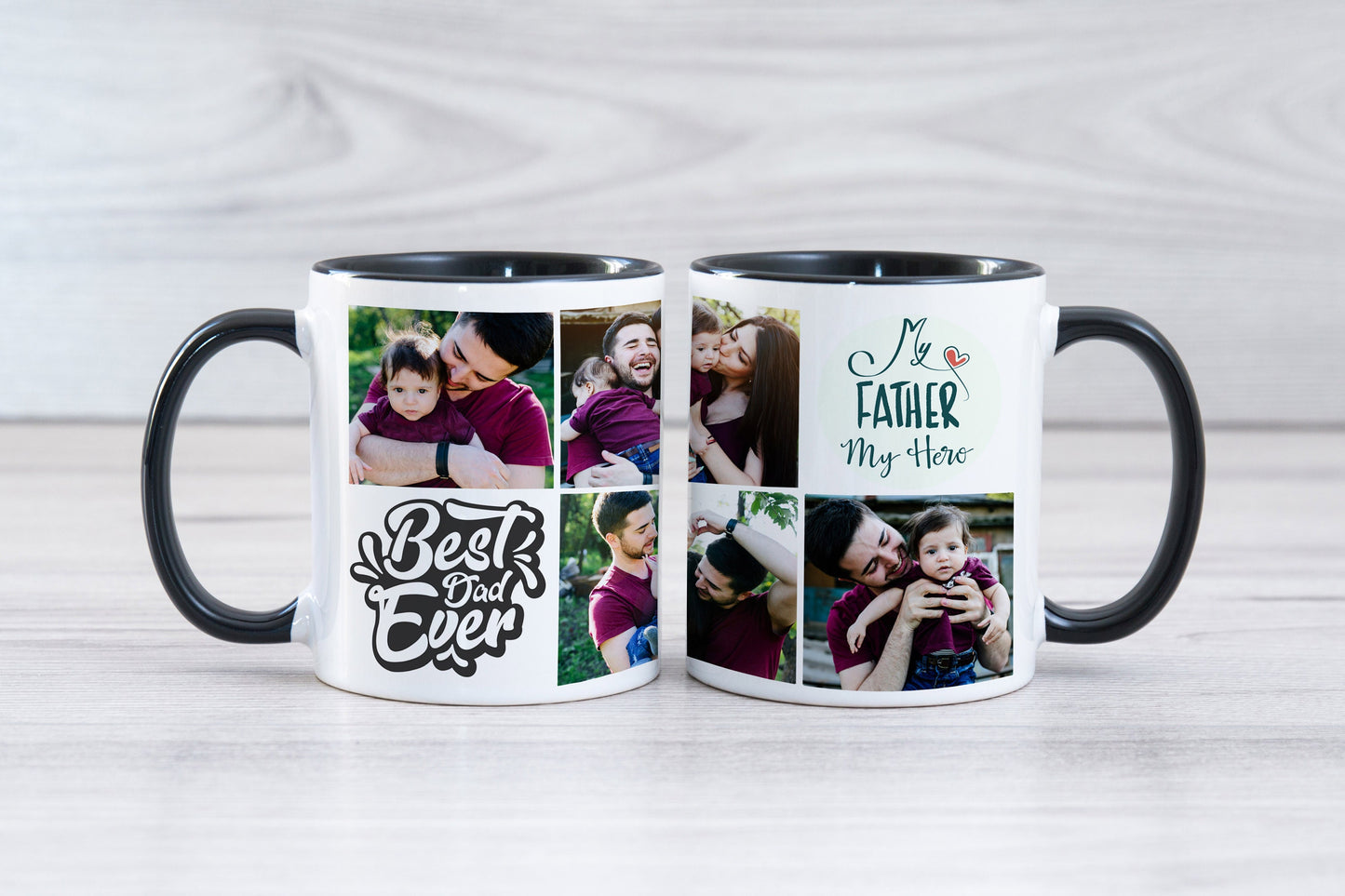 Dad Photo Mug - Photo Mug - Best Dad Ever Mug - Dad's Mug - Dad's Gift - Father's Day Gift