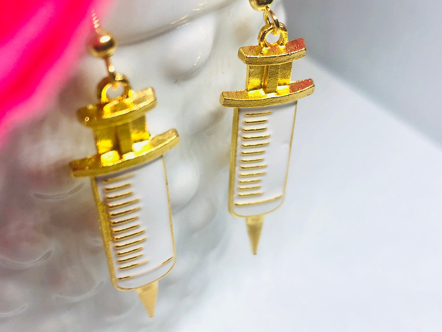 Syringe Earrings - Syringe Jewelry - Nurse Gift - Doctor Gift - Nurse Jewelry - Doctor Jewelry - Nurse Earrings - Nurse Accessory