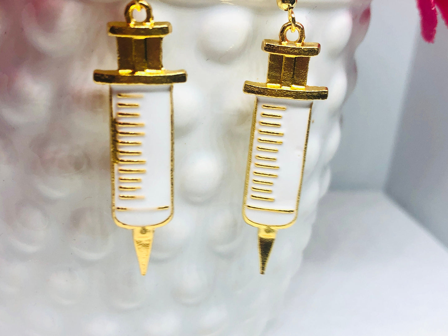 Syringe Earrings - Syringe Jewelry - Nurse Gift - Doctor Gift - Nurse Jewelry - Doctor Jewelry - Nurse Earrings - Nurse Accessory