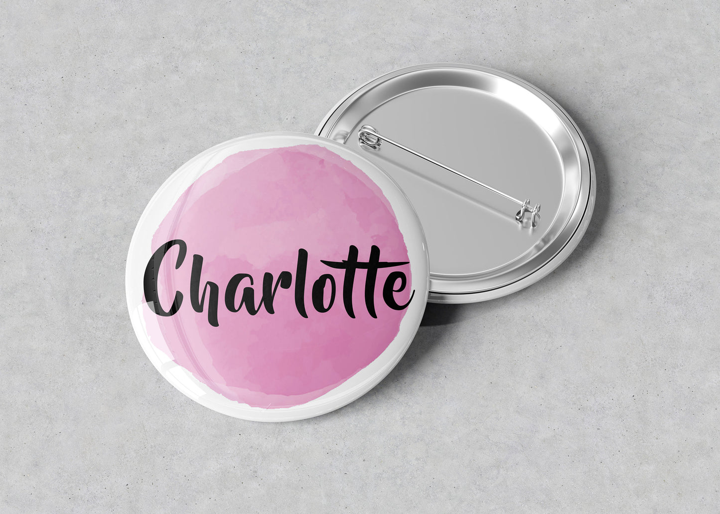Personalized Name Button Badge - Name Button Pin - Name Badge - Name Pin