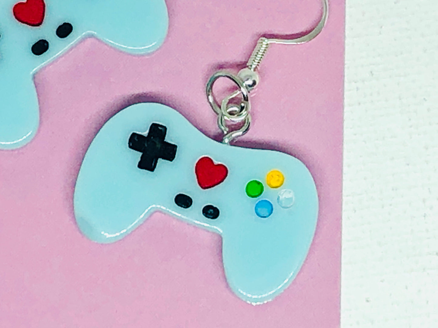 Video Game Earrings - Game Controller Earrings - Game Joystick Dangle Earrings  - Fun Earrings - Fun Gift - Novelty Earrings