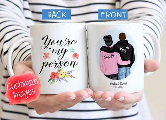 Couples Mug - Personalized Couples Mug, Custom Couple Mug, Couple Gifts, Personalized Mug - Valentines Day Gift - Valentines Gift