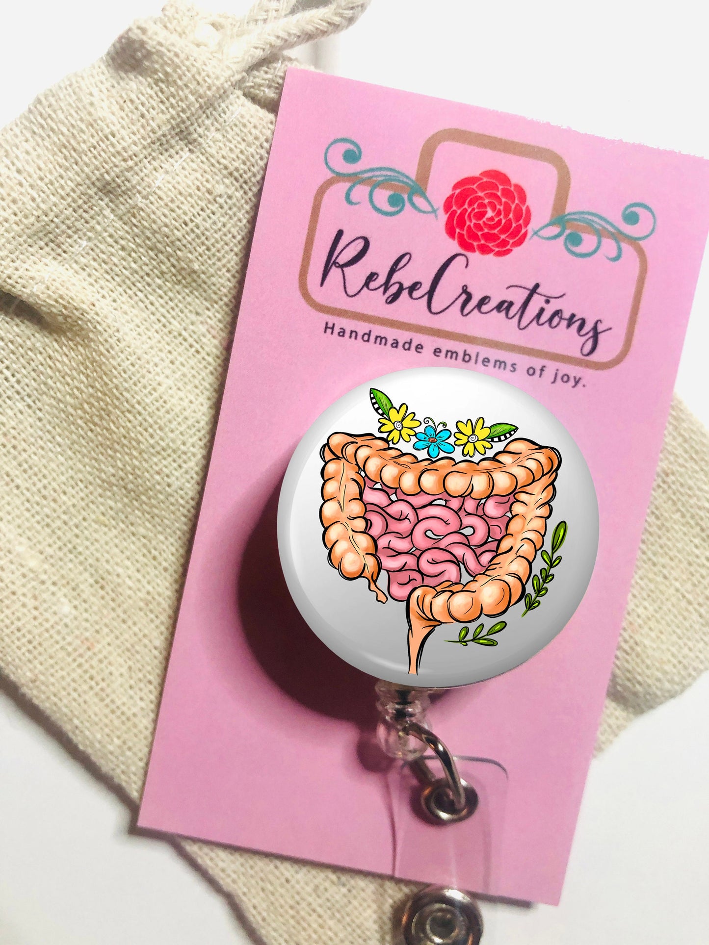 Gastroenterology Nurse - Gi Nurse Badge Reel - Nurse ID Badge Reel - Gastro Nurse- ID Retractable badge - ID Badge Reel - Gastro Nurse Gift