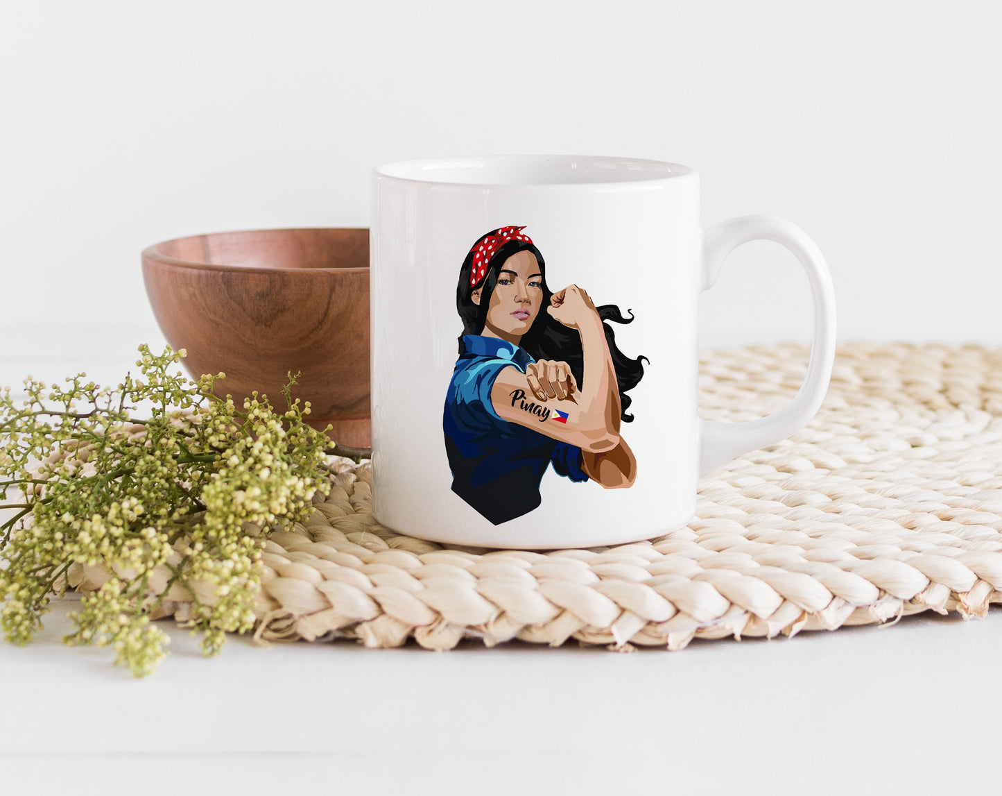Pinay Mug - Filipino Mug - Strong Pinay Nurse Mug - Filipina Mug - Coffee Mug - Philippines Mug - Philippines Gift