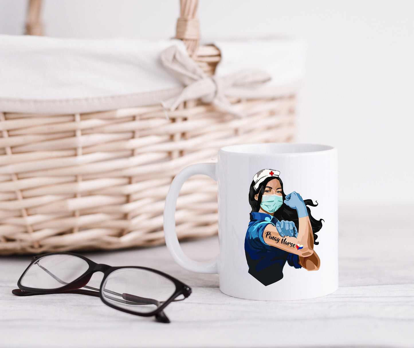 Pinay Nurse Mug - Filipino Nurse Mug - Strong Pinay Nurse Mug - Coffee Mug - RN Mug - Nurse Gift