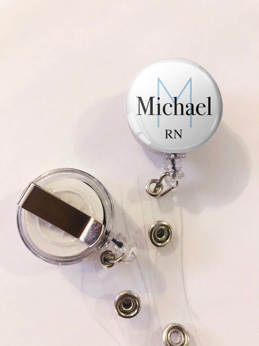 Personalized Badge Reel - Badge Reel - ID Retractable badge, ID Badge Reel - Gift Idea