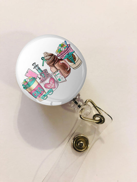 Cna Badge Reel - Cna ID Badge Reel - ID Retractable badge, ID Badge Reel - Cna Gift