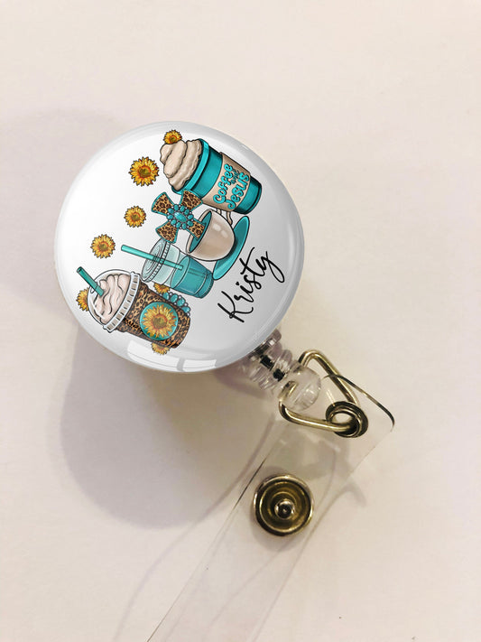 Personalized Christian Badge Reel - Personalized Jesus ID Badge Reel - ID Retractable badge, ID Badge Reel - Christian Gift