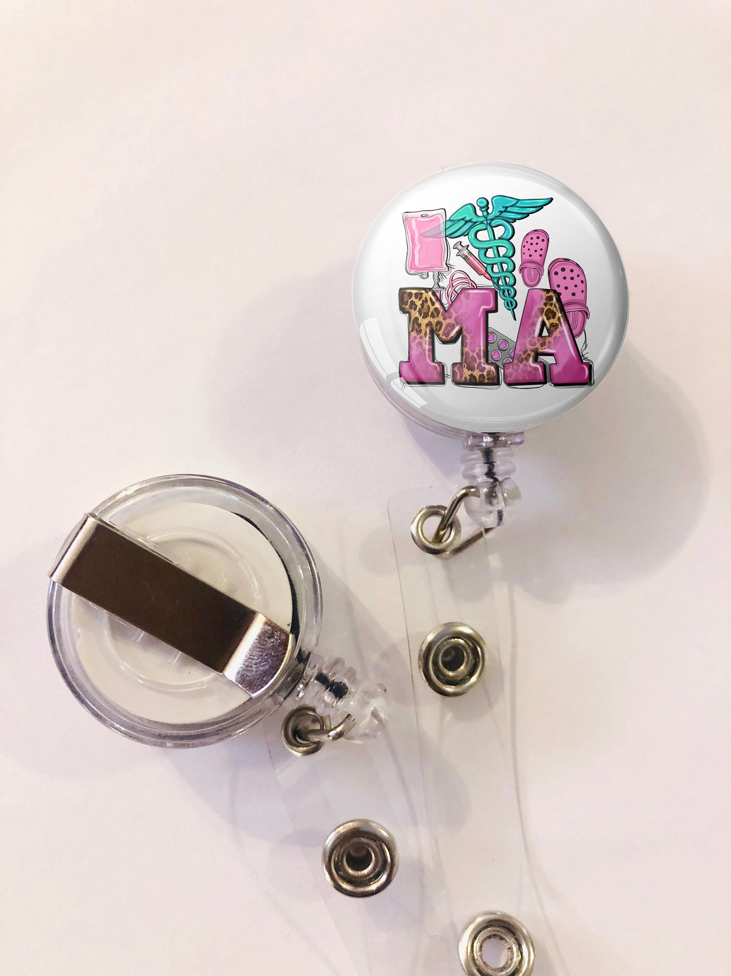 Medical Assistant Badge Reel - Medical Assistant ID Badge Reel - ID Retractable badge, ID Badge Reel - Medical Assistant Gift
