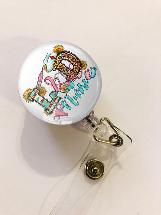 Labor & Delivery Nurse Crew Badge Reel - L and D Nurse Badge Reel - ID Retractable badge, ID Badge Reel - Labor and Delivery Nurse Gift