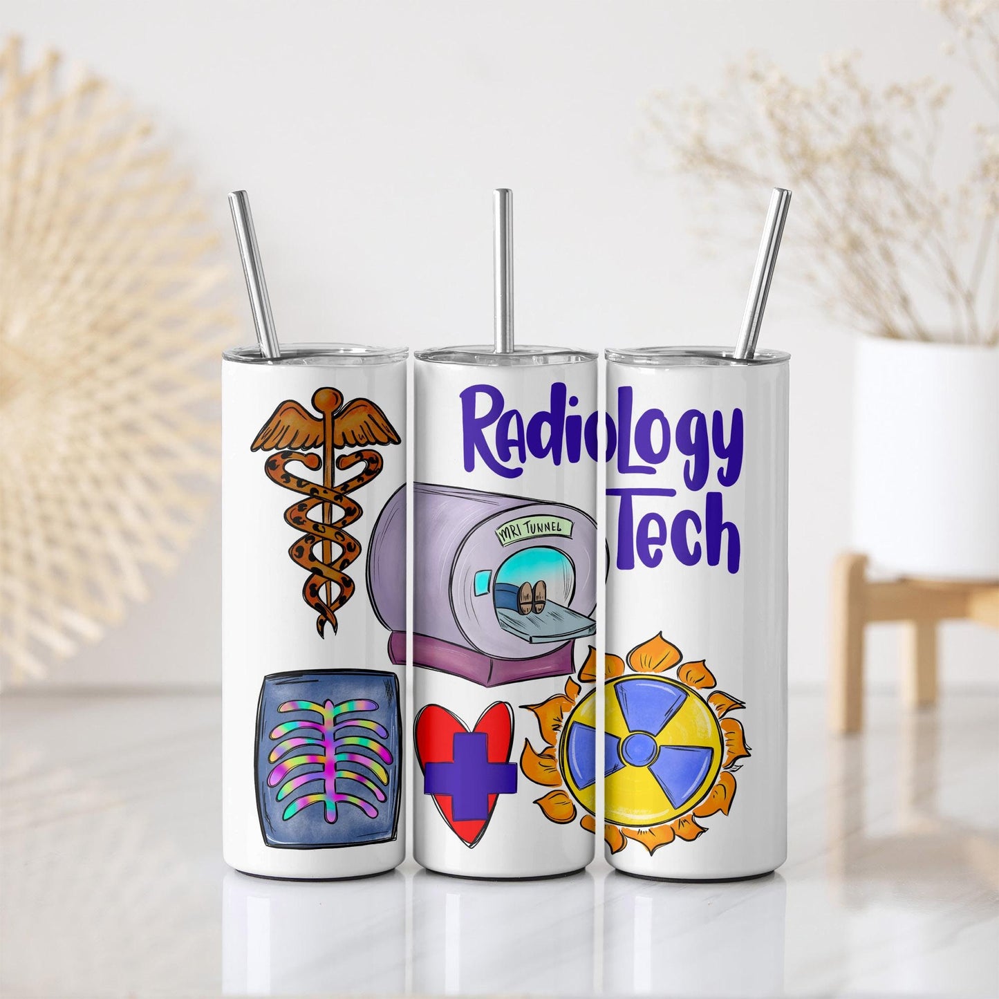 Radiology Tech Skinny Tumbler - Radiologist Skinny Tumbler - 20 oz Skinny Tumbler - 30 oz Skinny Tumbler - Nurse Gift