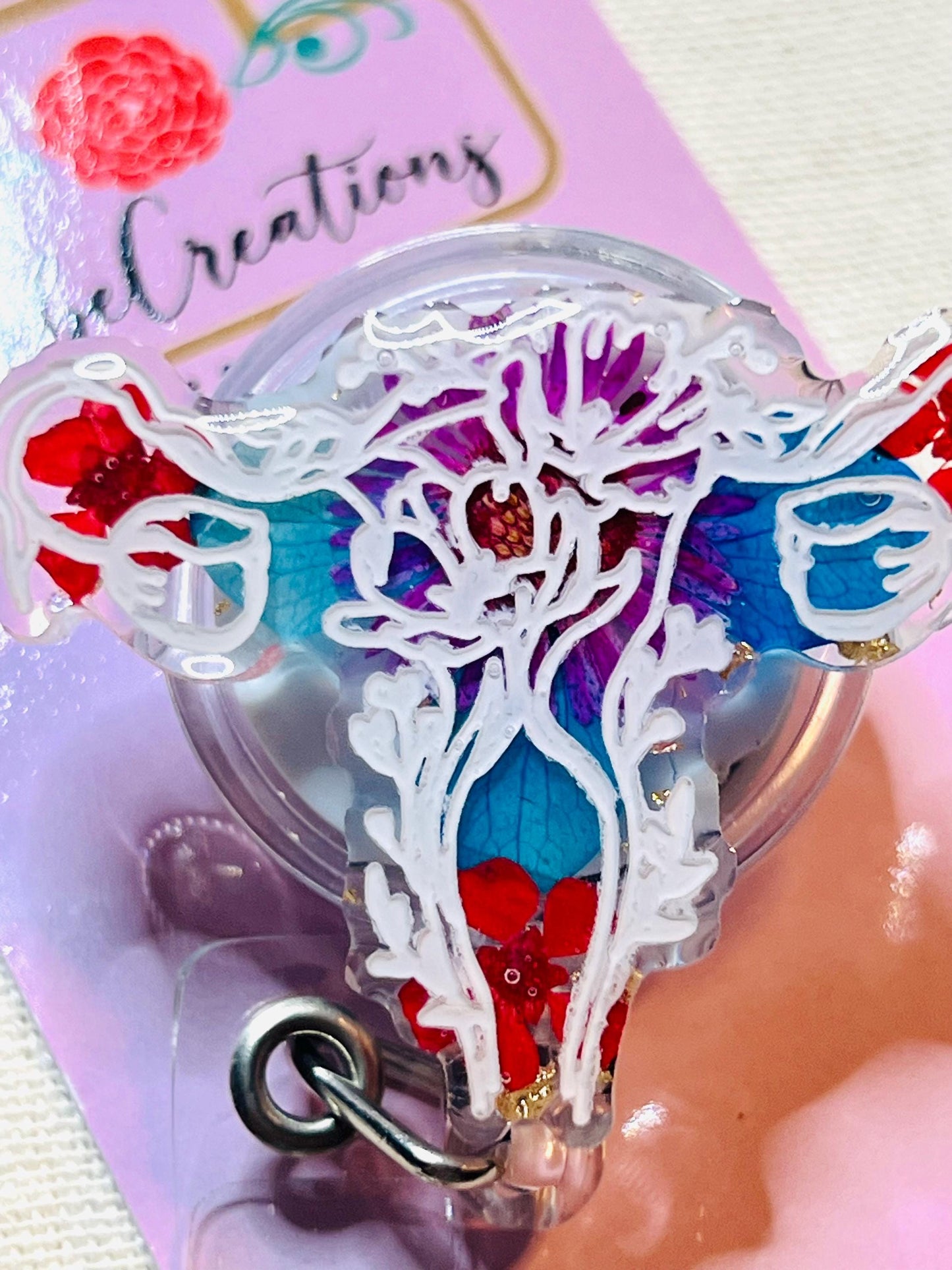 Anatomy Badge Reel - Ob-gyn Nurse - L&d Nurse - Nurse ID Badge Reel -  Nurse- ID Retractable badge - Nurse Gift