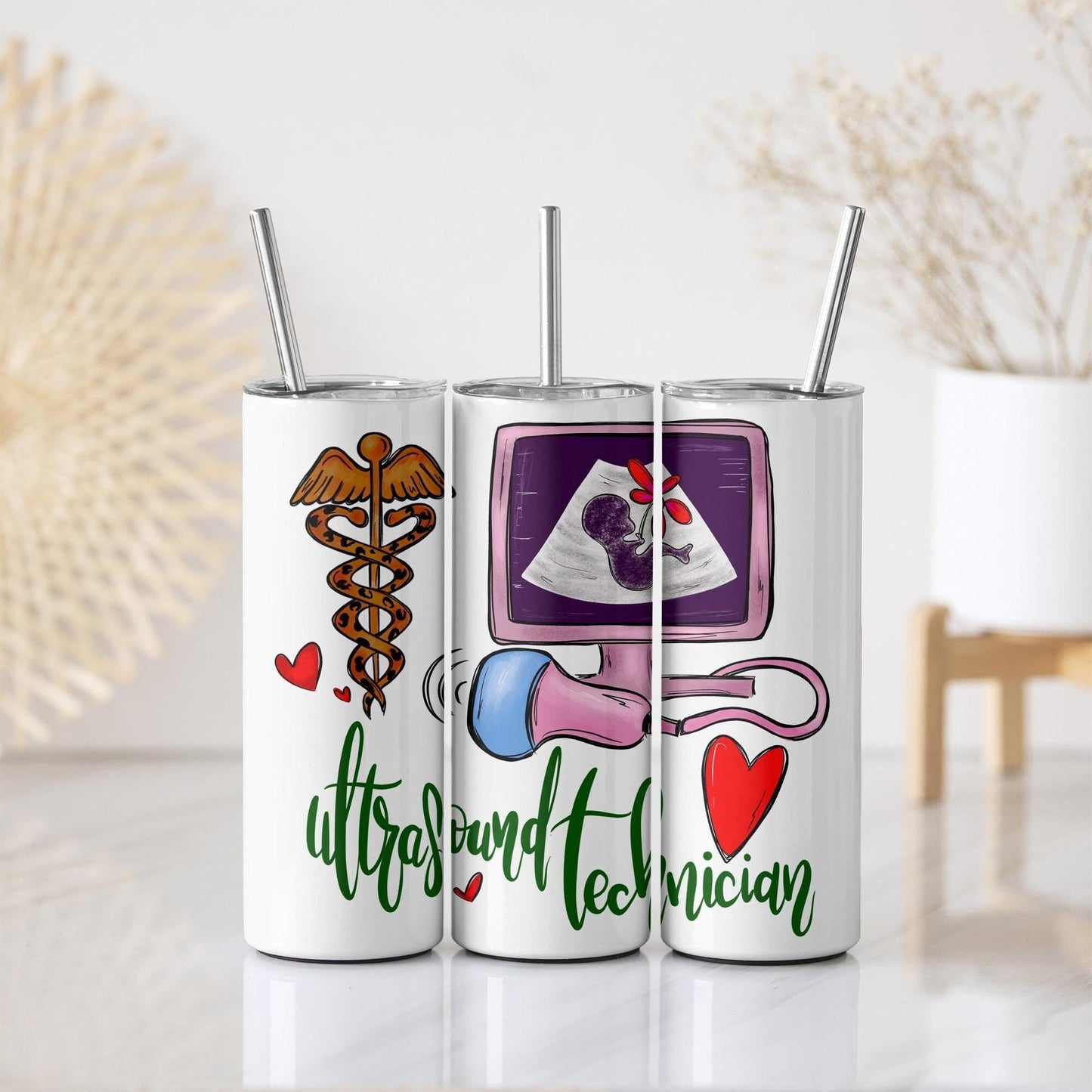 Ultrasound Technician Skinny Tumbler - Ultrasound Tech Skinny Tumbler - 20 oz Skinny Tumbler - 30 oz Skinny Tumbler - Nurse Gift
