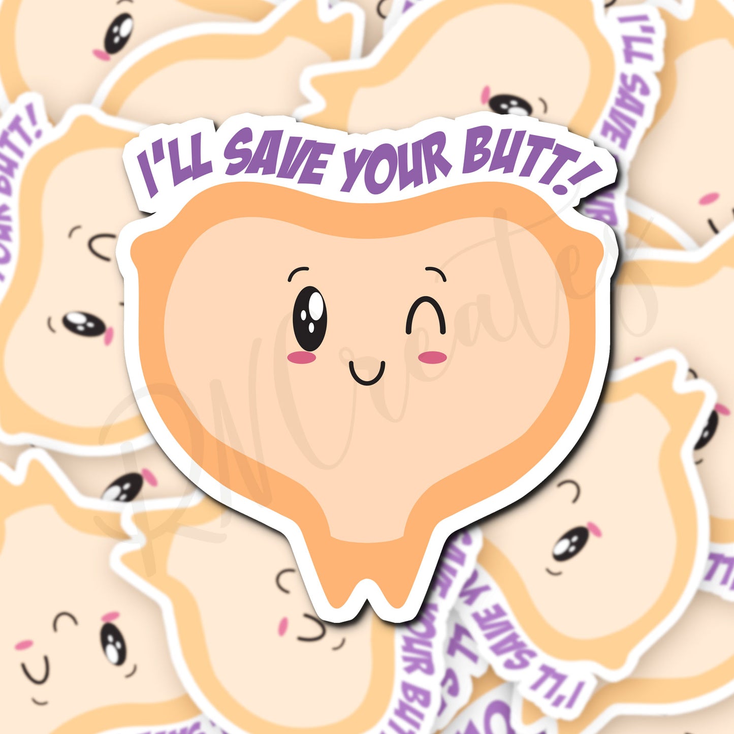 I'll Save Your Butt Sticker - Mepilex Sticker - Funny Medical Sticker - Nurse Sticker