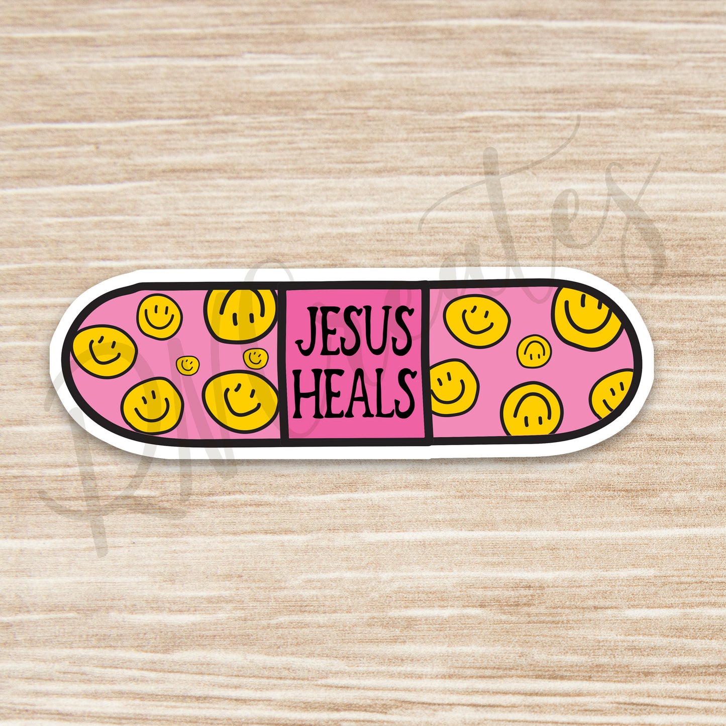 Jesus Heals Sticker - Religious Sticker - Christian Sticker - Bible Sticker