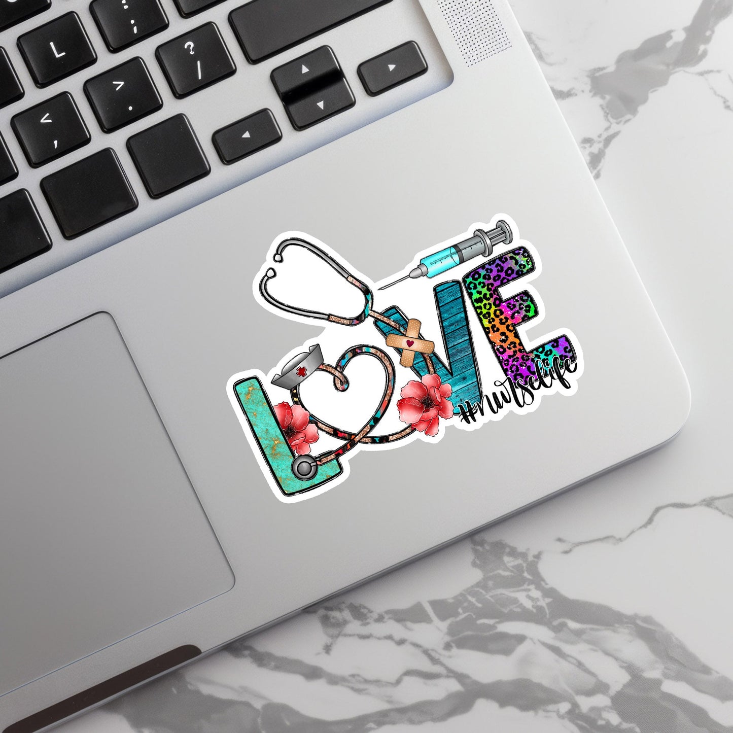 Love Nurse Life Sticker - Nurse Sticker - RN Sticker - Nurse Gift - Decorative Sticker - Sticker