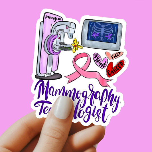 Mammo Tech Sticker - Radiologist Sticker - Decorative Sticker - Sticker