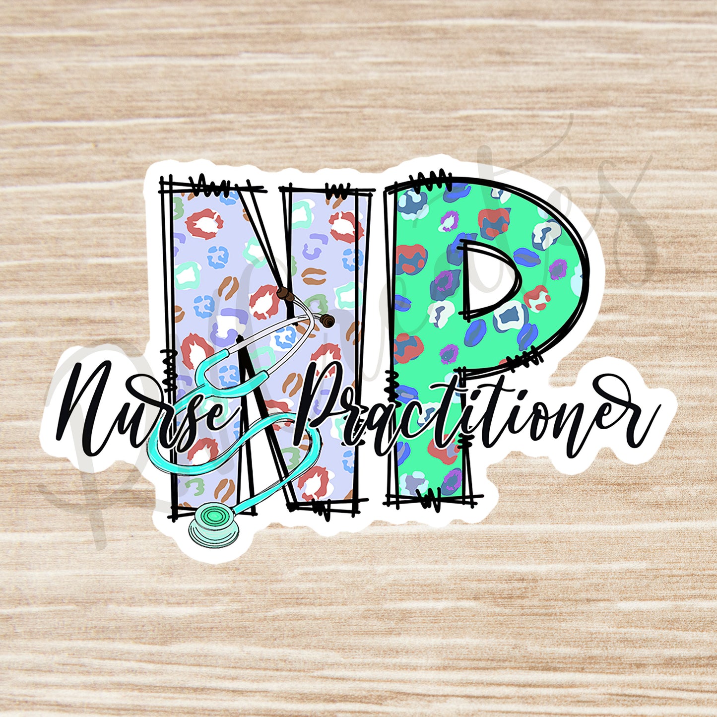 Nurse Practitioner Sticker - NP Sticker - Decorative Sticker - Sticker