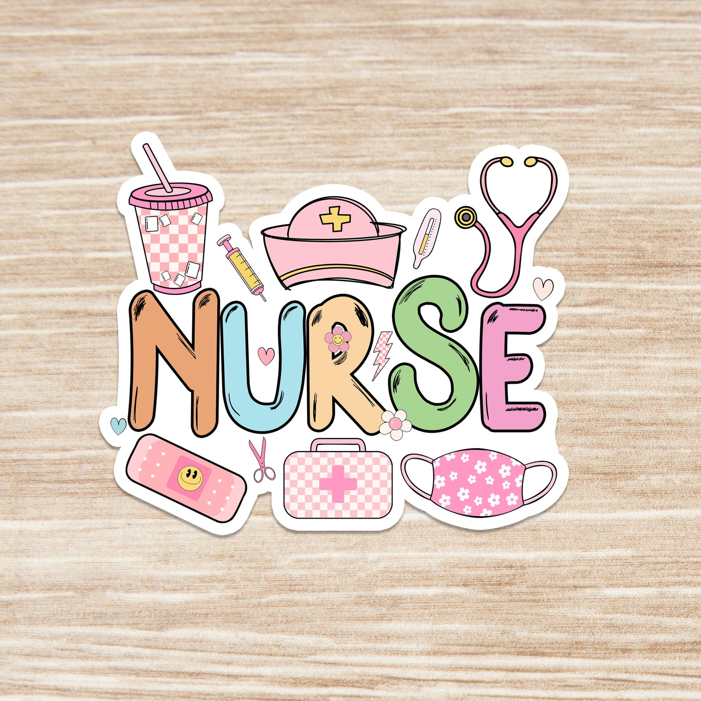 Nurse Sticker - RN Sticker - Nurse Gift - Decorative Sticker - Sticker