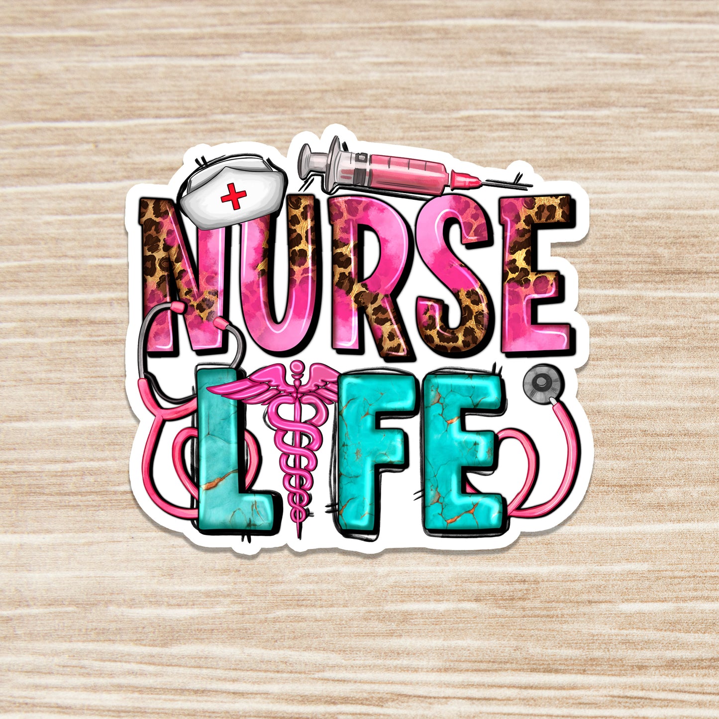 Nurse Life Sticker - Nurse Sticker - RN Sticker - Nurse Gift - Decorative Sticker - Sticker