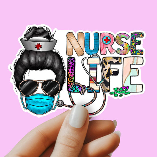 Nurse Life Sticker - Nurse Sticker - RN Sticker - Nurse Gift - Decorative Sticker - Sticker