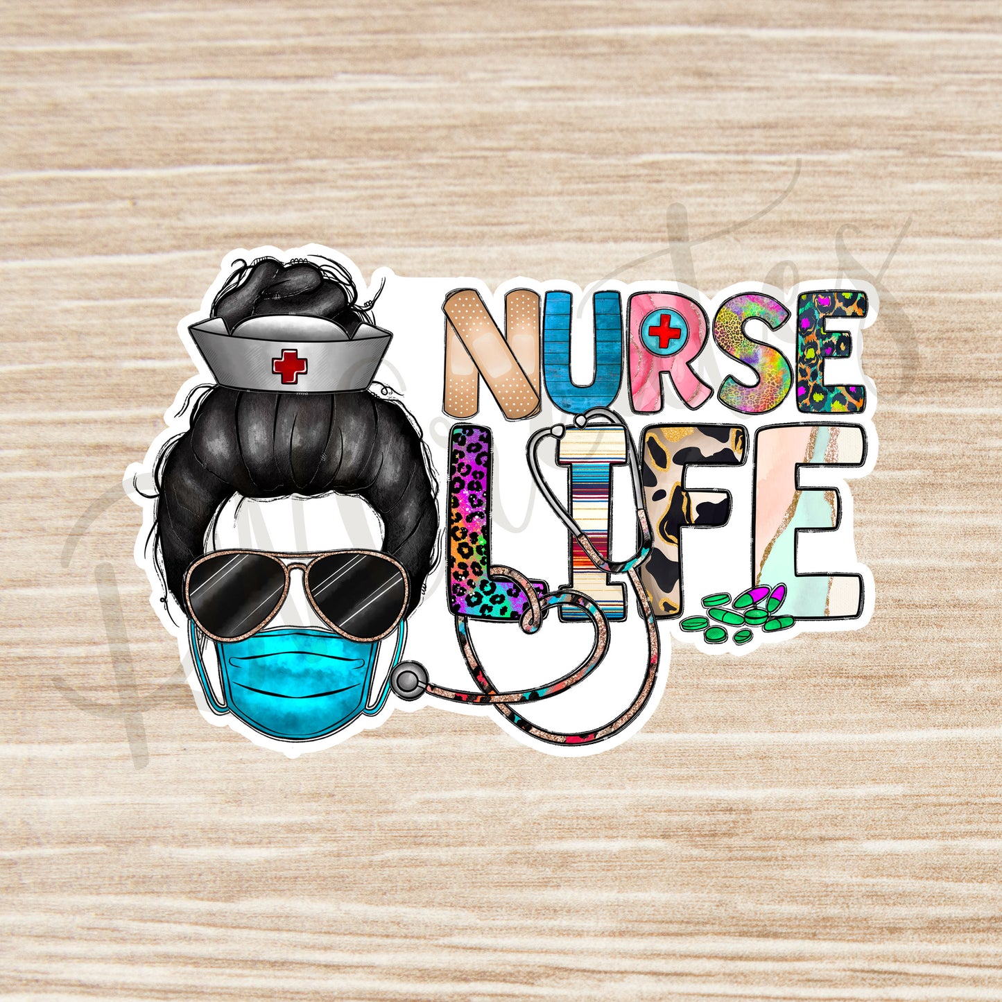 Nurse Life Sticker - Nurse Sticker - RN Sticker - Nurse Gift - Decorative Sticker - Sticker