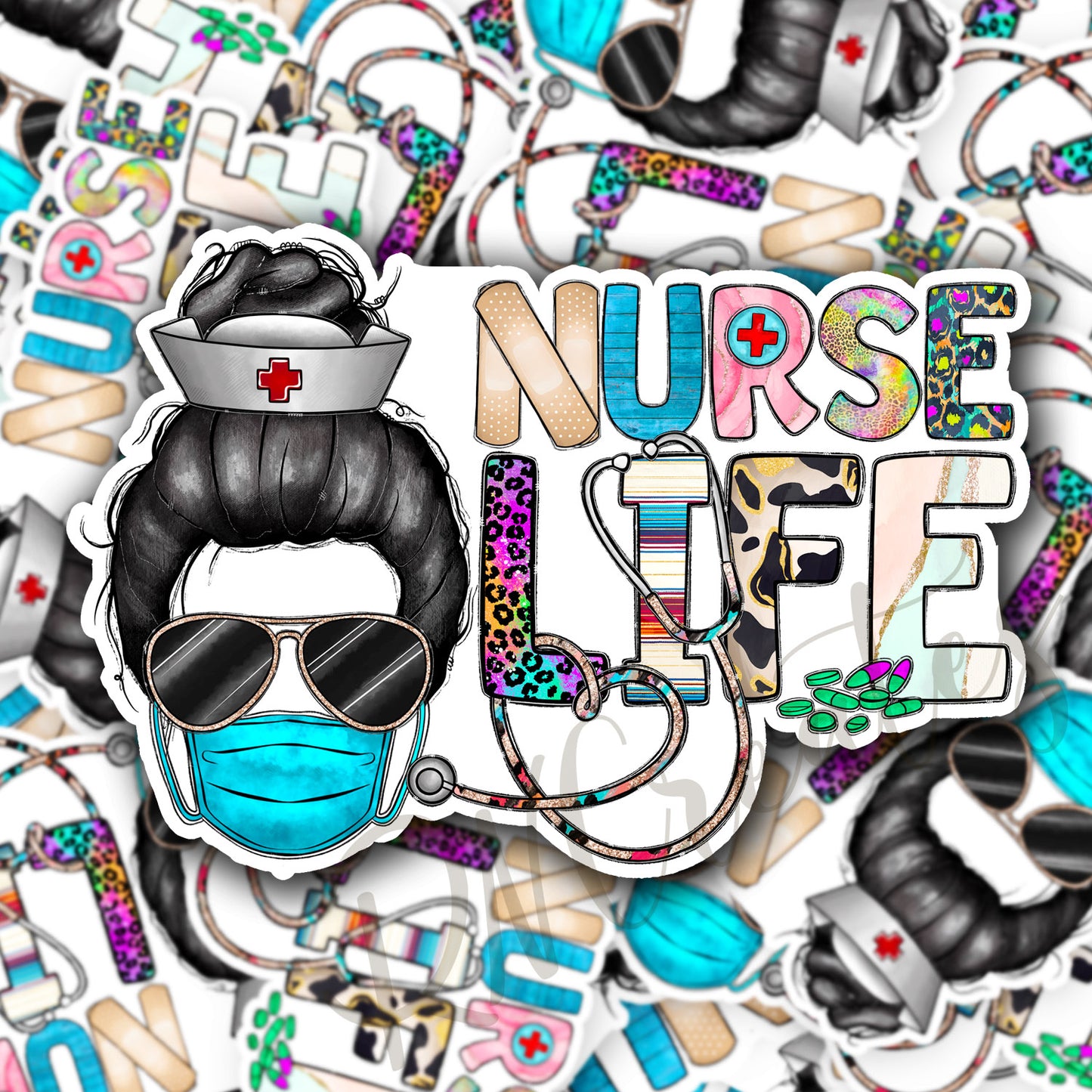 Nurse Life Sticker - Nurse Sticker - RN Sticker - Nurse Gift - Decorative Sticker - Sticker