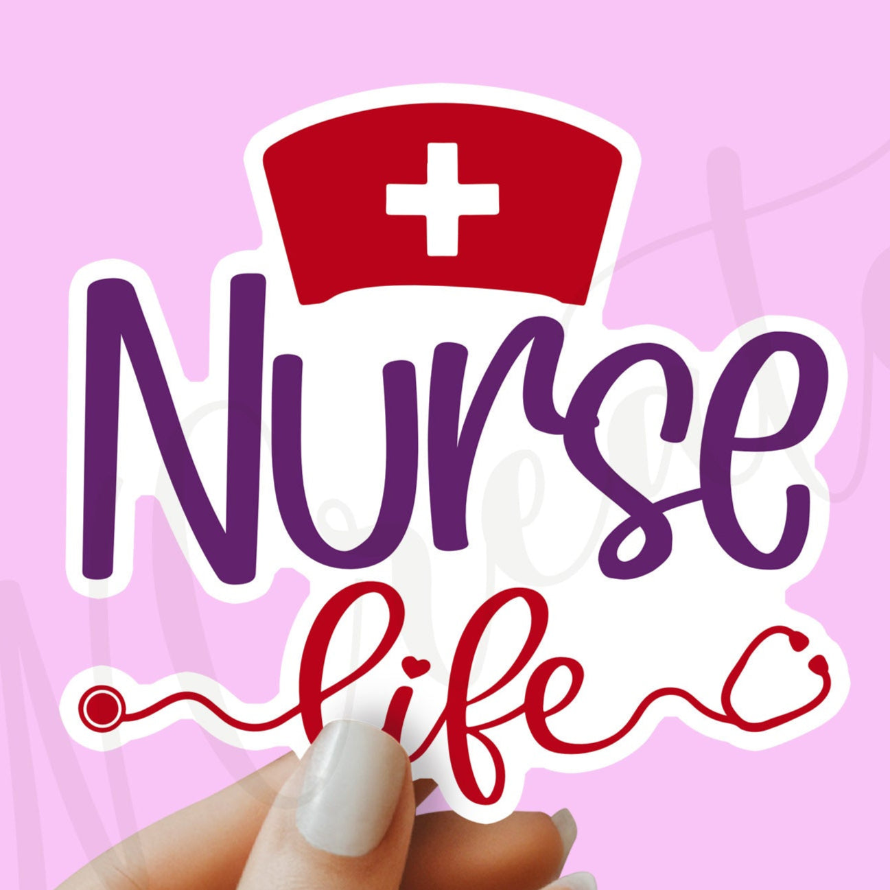 Nurse Life Sticker - Nurse Sticker - RN Sticker - Nurse Gift - Decorative Sticker - Sticker