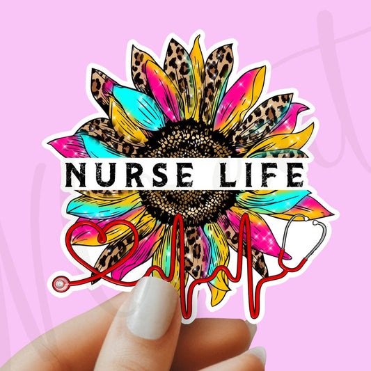 Nurse Life Sticker - Nurse Sticker - RN Sticker - Nurse Gift - Decorative Sticker - Sticker