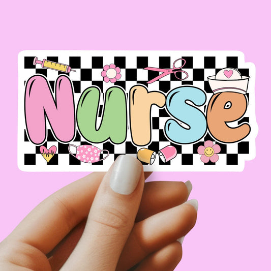 Nurse Sticker - RN Sticker - Nurse Gift - Decorative Sticker - Sticker