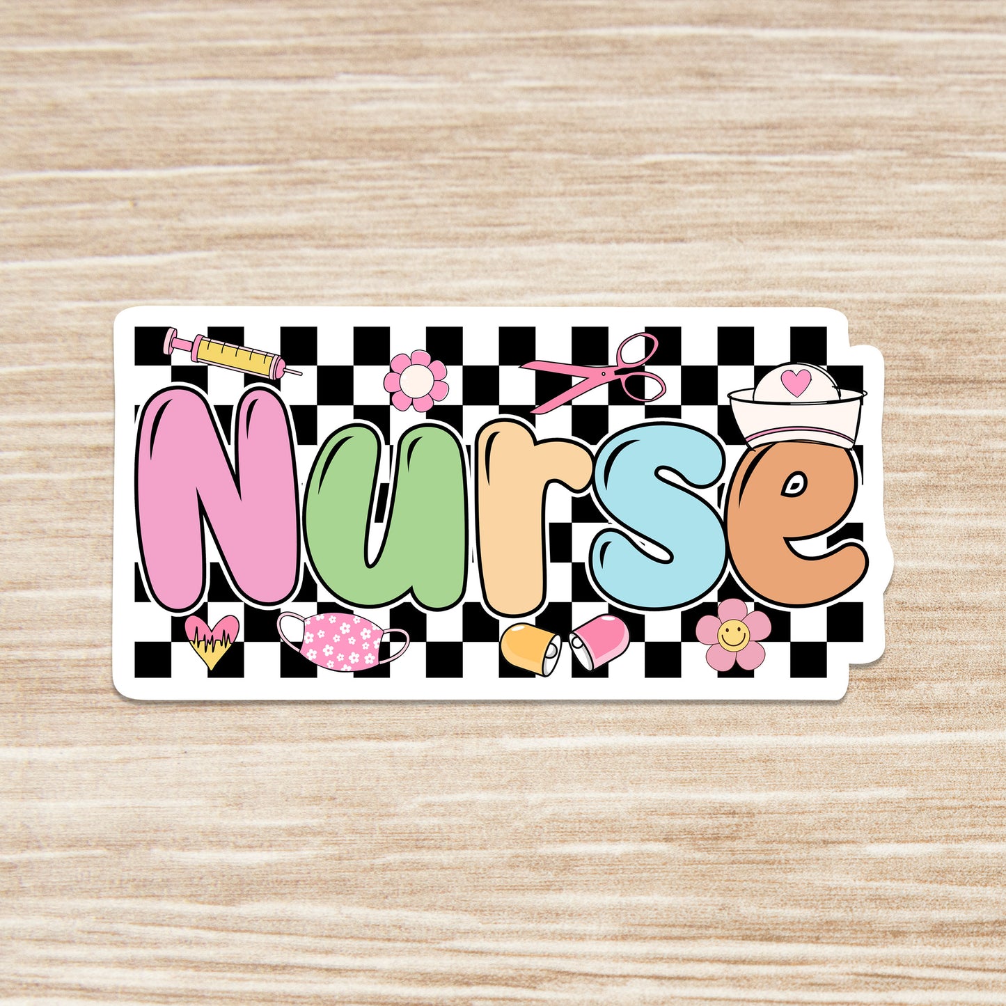 Nurse Sticker - RN Sticker - Nurse Gift - Decorative Sticker - Sticker